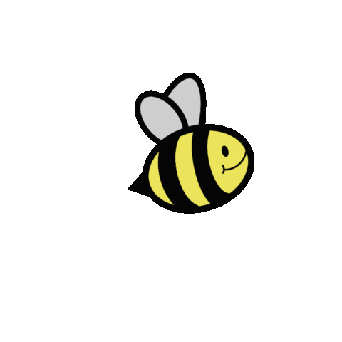 A cute buzzing bee